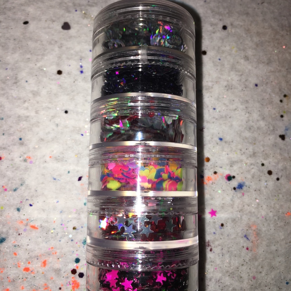 Glitter shape lot
